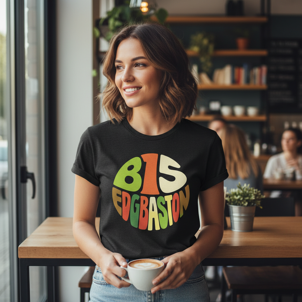 Edgbaston - T-Shirt - Colour Burst Design