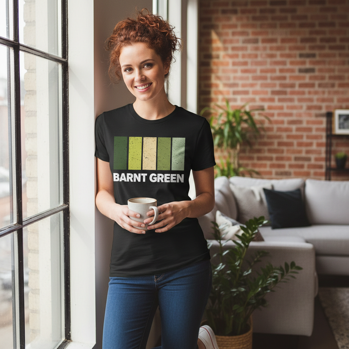 Barnt Green - T-Shirt - Colour Block Design