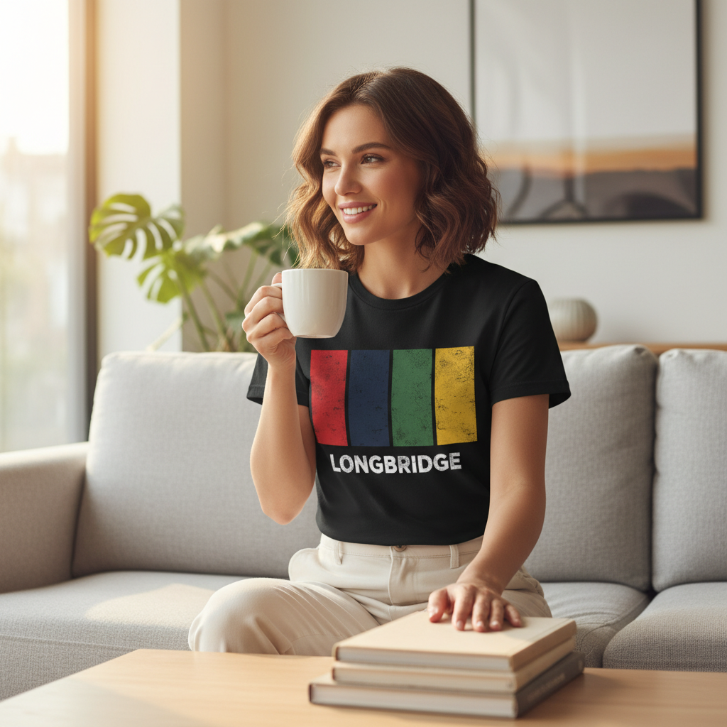 Longbridge - T-Shirt - Colour Block Design