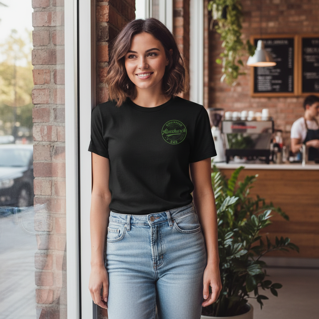 Alvechurch - T-Shirt - B48 Vintage Stamp Design