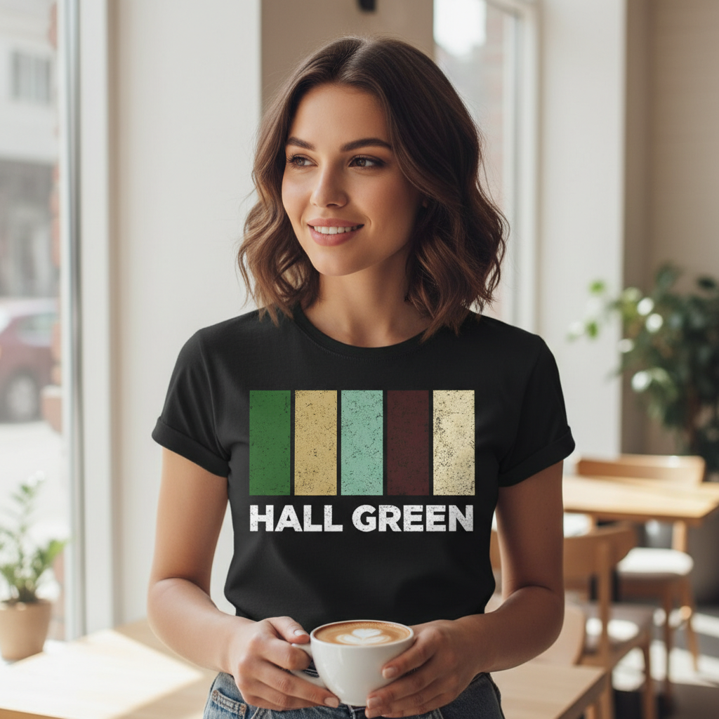 Hall Green - T-Shirt - Colour Block Design
