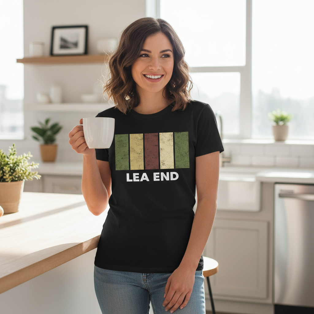 Lea End - T-Shirt - Colour Block Design