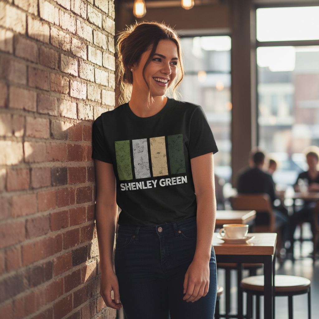 Shenley Green - T-Shirt - Colour Block Design