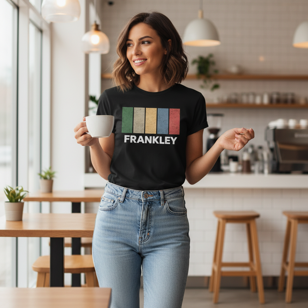 Frankley - T-Shirt - Colour Block Design