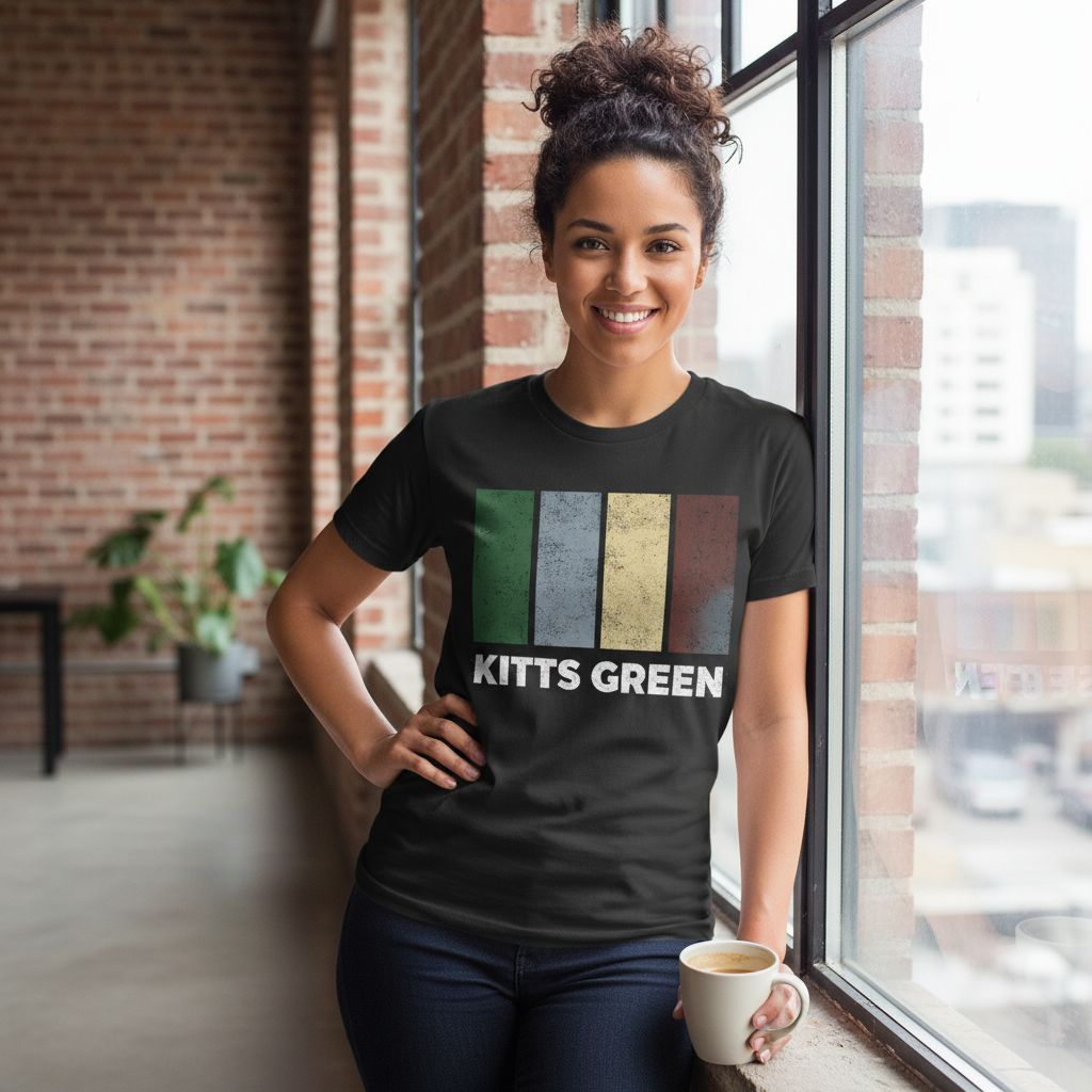 Kitts green - T-Shirt - Colour Block Design