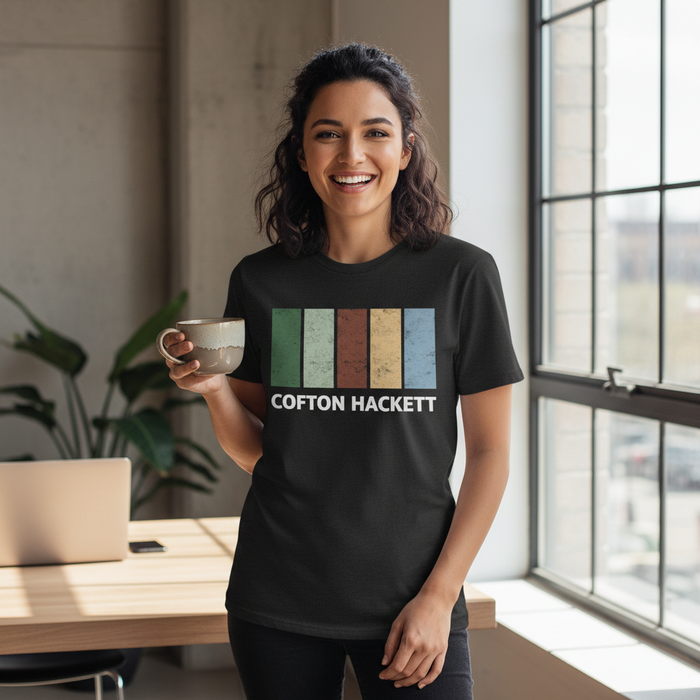 Cofton Hackett - T-Shirt - Colour Block Design