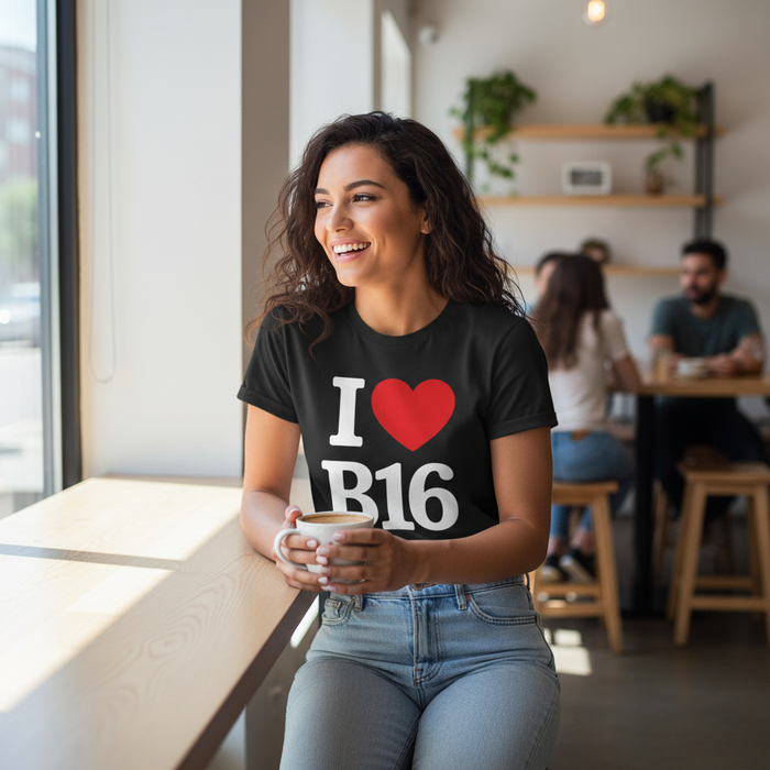 Ladywood - T-Shirt - I heart B16 Design