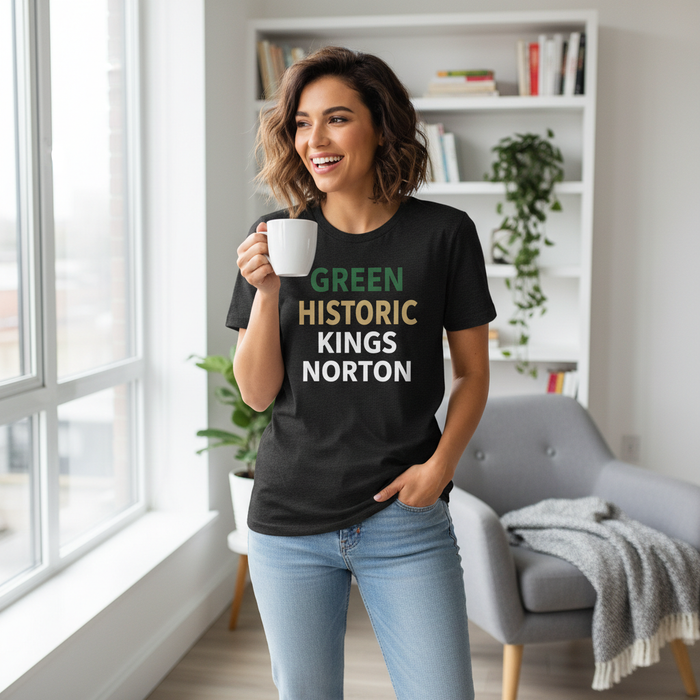Kings Norton - T-Shirt - Minimal Type Stack Design