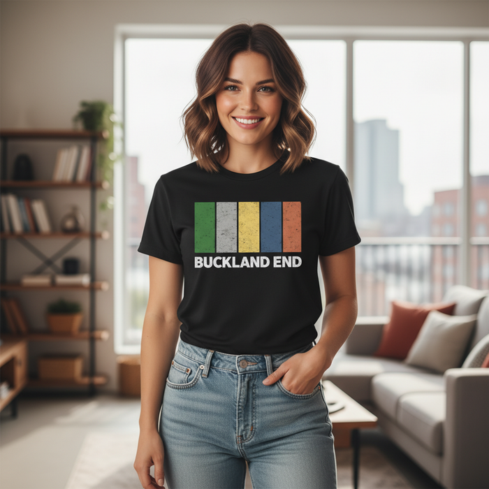 Buckland End - T-Shirt - Colour Block Design