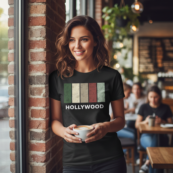 Hollywood - T-Shirt - Colour Block Design