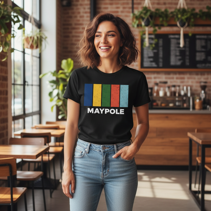 Maypole - T-Shirt - Colour Block Design