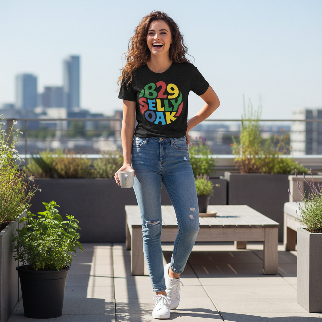 Selly Oak - T-Shirt - Colour Burst Design