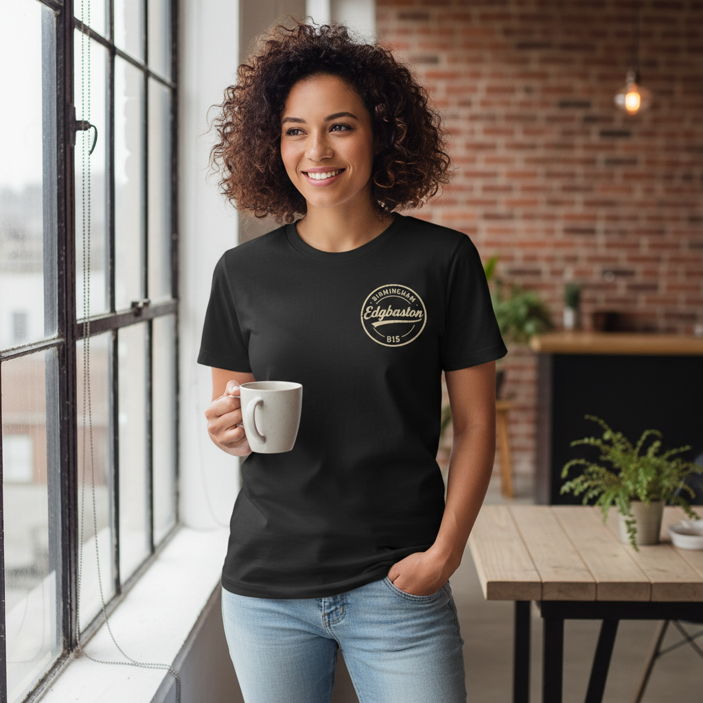 Edgbaston - T-Shirt - B15 Vintage Stamp Design