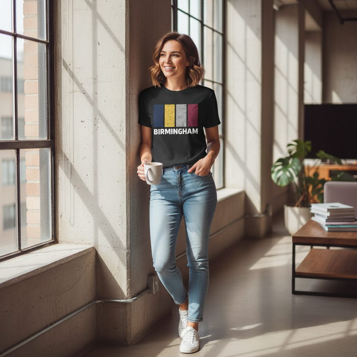 Birmingham - T-Shirt - Colour Block Design
