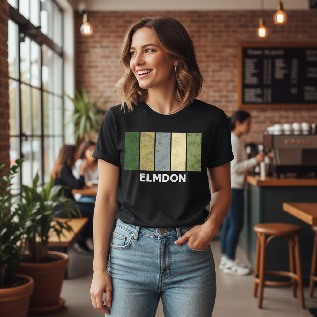 Elmdon - T-Shirt - Colour Block Design