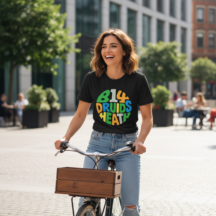 Druids Heath - T-Shirt - Colour Burst Design