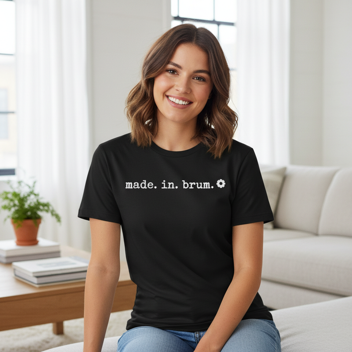 Birmingham - T-Shirt  - Made in Brum - Stamped Type Tee