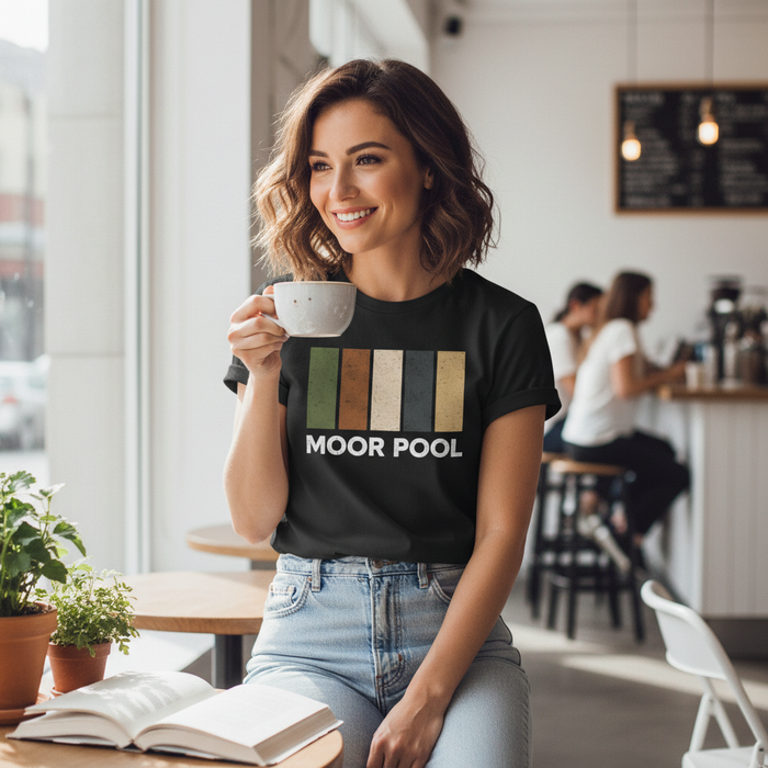 Moor Pool - T-Shirt - Colour Block Design