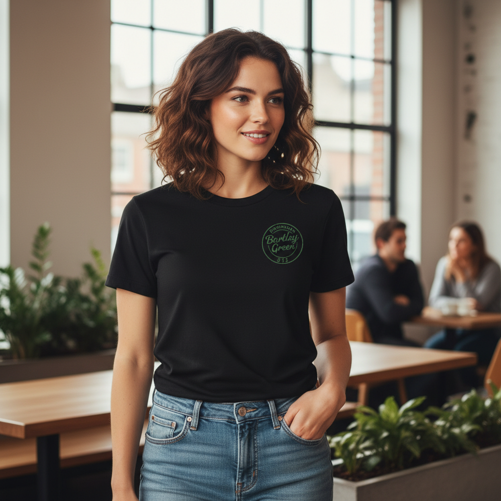 Bartley Green - T-Shirt - B32 Vintage Stamp Design