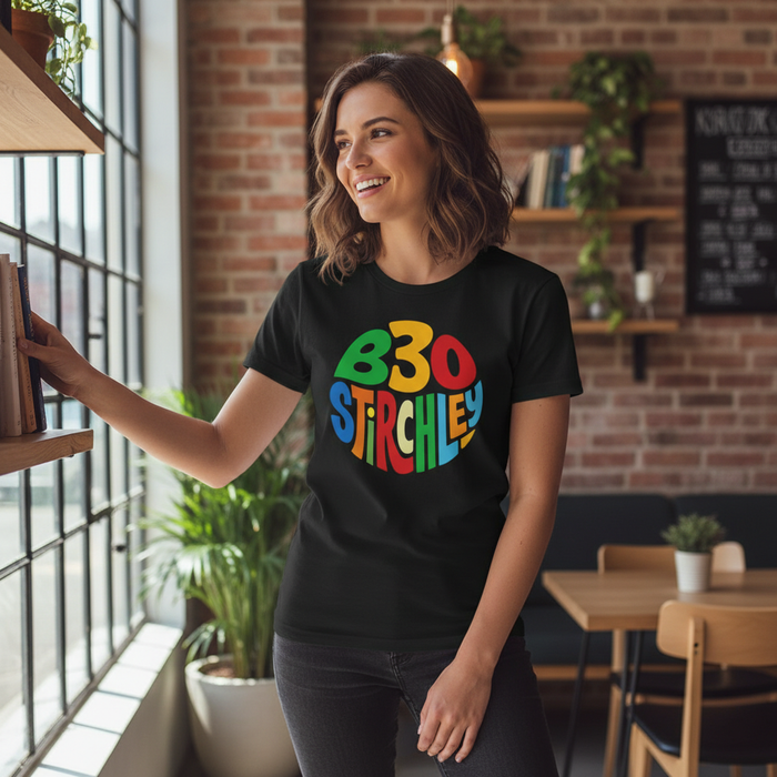 Stirchley - T-Shirt - Colour Burst Design