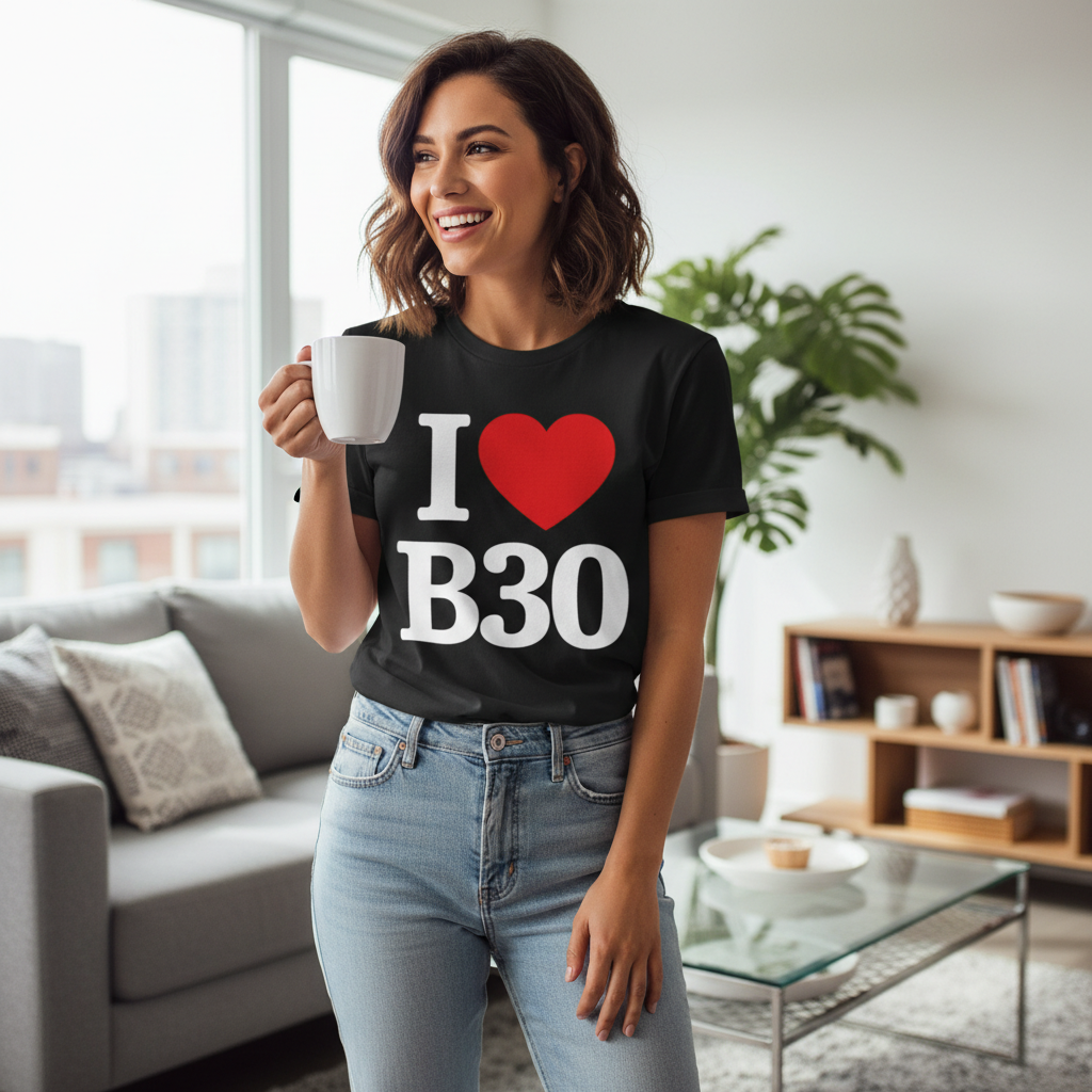 Bournville - T-Shirt - I heart B30 Design
