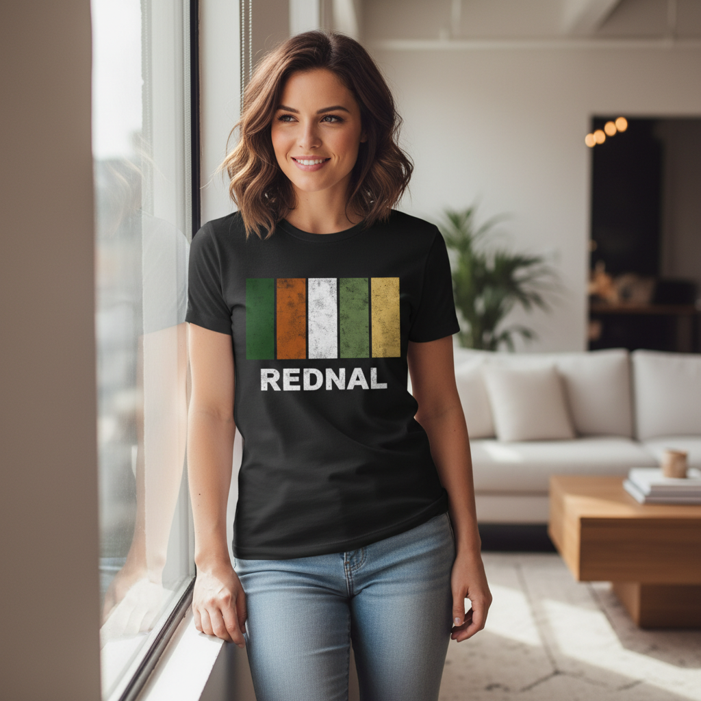 Rednal - T-Shirt - Colour Block Design