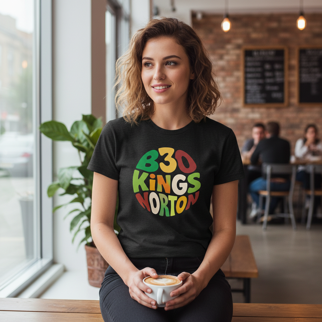 Kings Norton - T-Shirt - Colour Burst Design