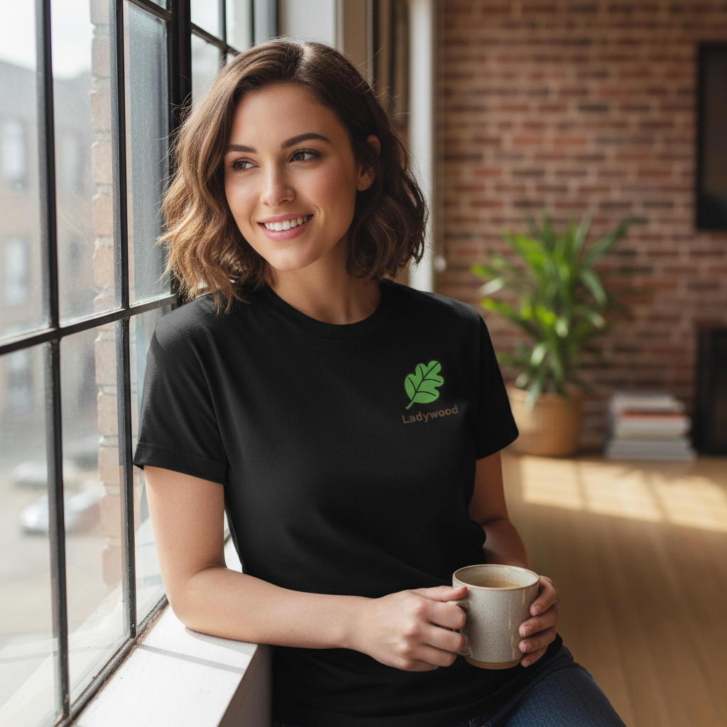 Ladywood - T-Shirt - Bold Indie Design - Leaf