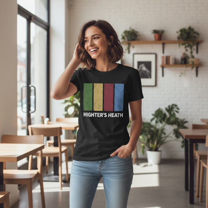 Highter's Heath - T-Shirt - Colour Block Design
