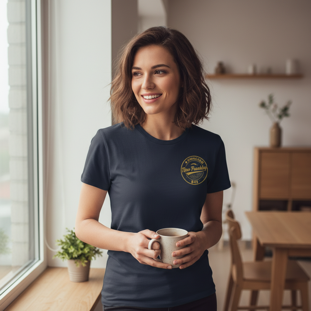 New Frankley - T-Shirt - B45 Vintage Stamp Design