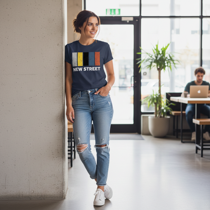 New Street - T-Shirt - Colour Block Design