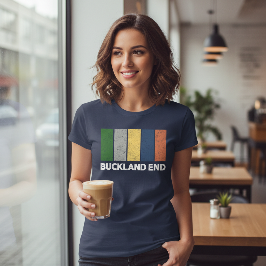 Buckland End - T-Shirt - Colour Block Design