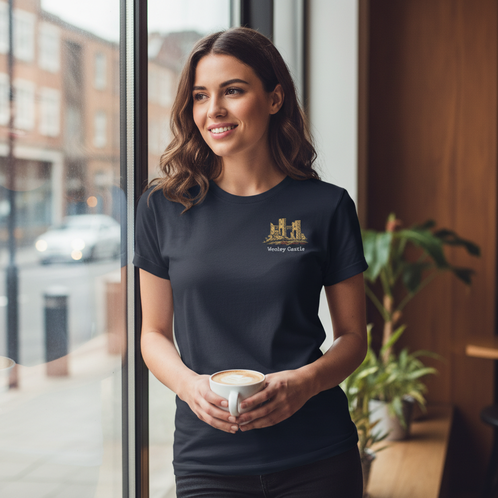 Weoley Castle - T-Shirt - Bold Indie Design - Castle