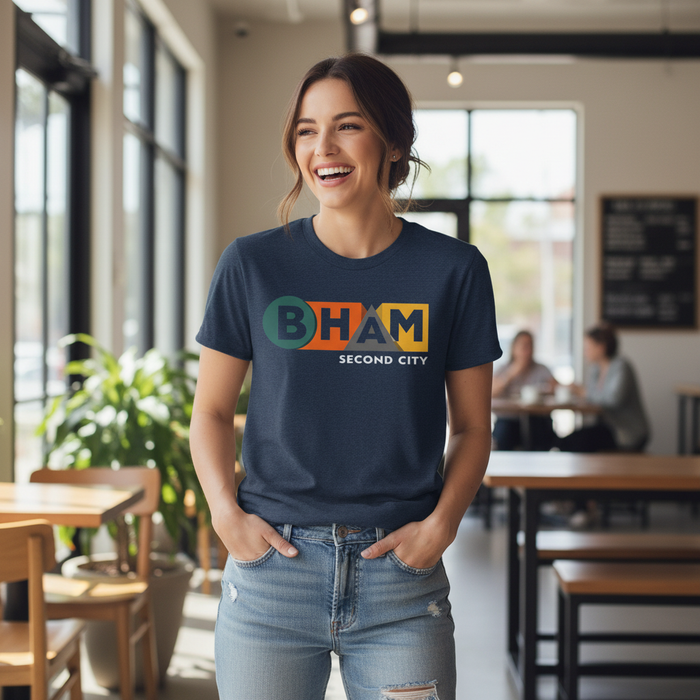 Birmingham - T-Shirt - BHAM Second City Bold Graphic