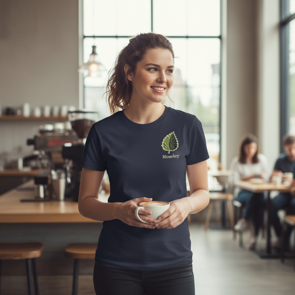 Moseley - T-Shirt - Bold Indie Design - Leaf