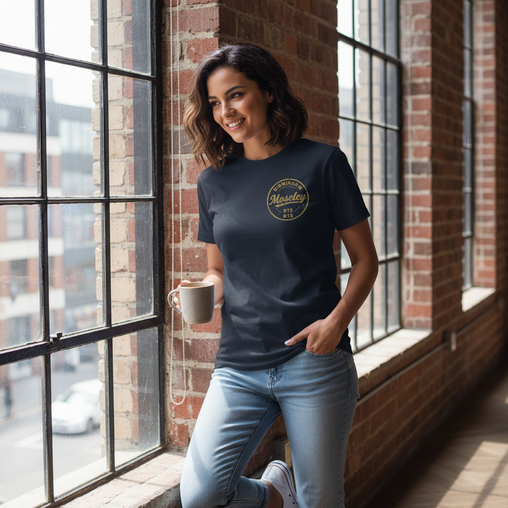 Moseley - T-Shirt - B13 Vintage Stamp Design