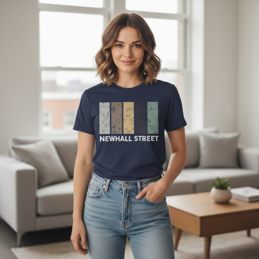 Newhall Street - T-Shirt - Colour Block Design