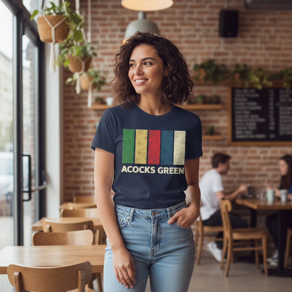 Acocks Green - T-Shirt - Colour Block Design