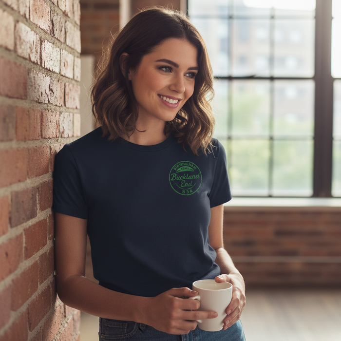 Buckland End - T-Shirt - B34 Vintage Stamp Design