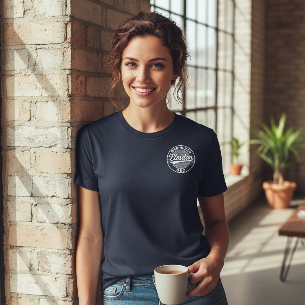 Elmdon - T-Shirt - B92 Vintage Stamp Design