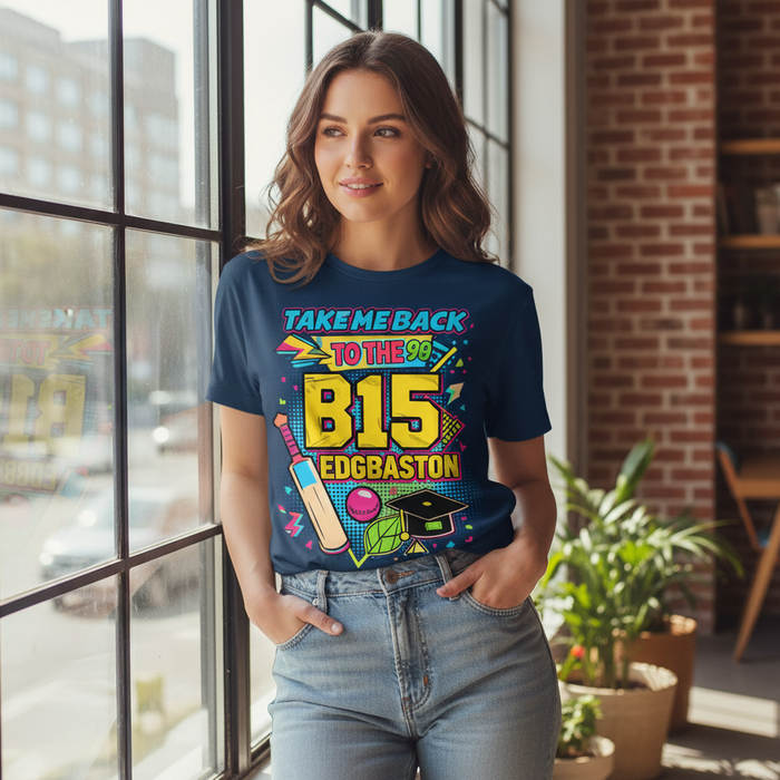Edgbaston - T-Shirt - Playful Neon Vibe Design