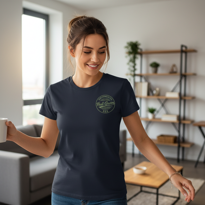 Hall Green - T-Shirt - B28 Vintage Stamp Design