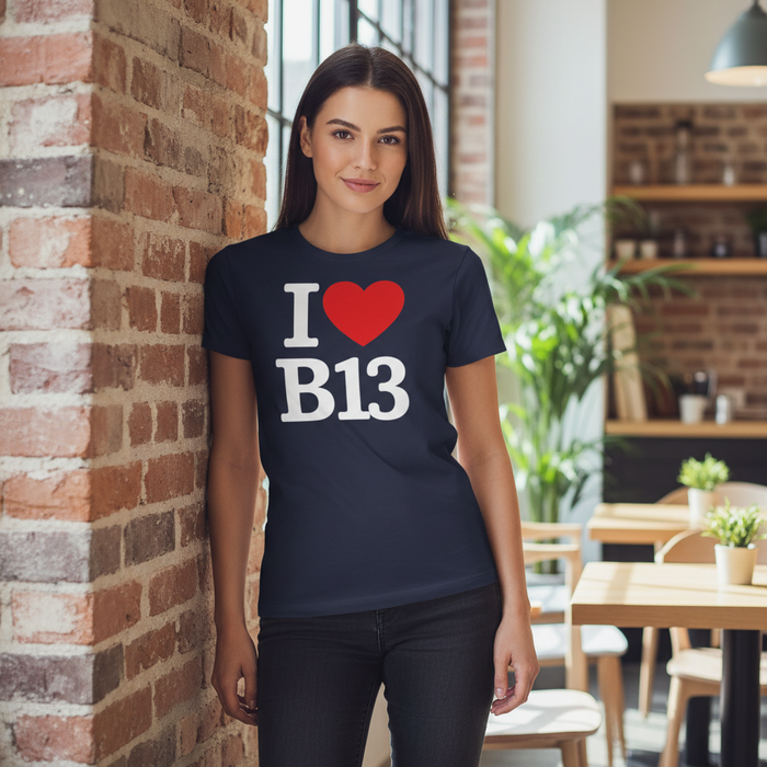 Moseley - T-Shirt - I heart B13 Design