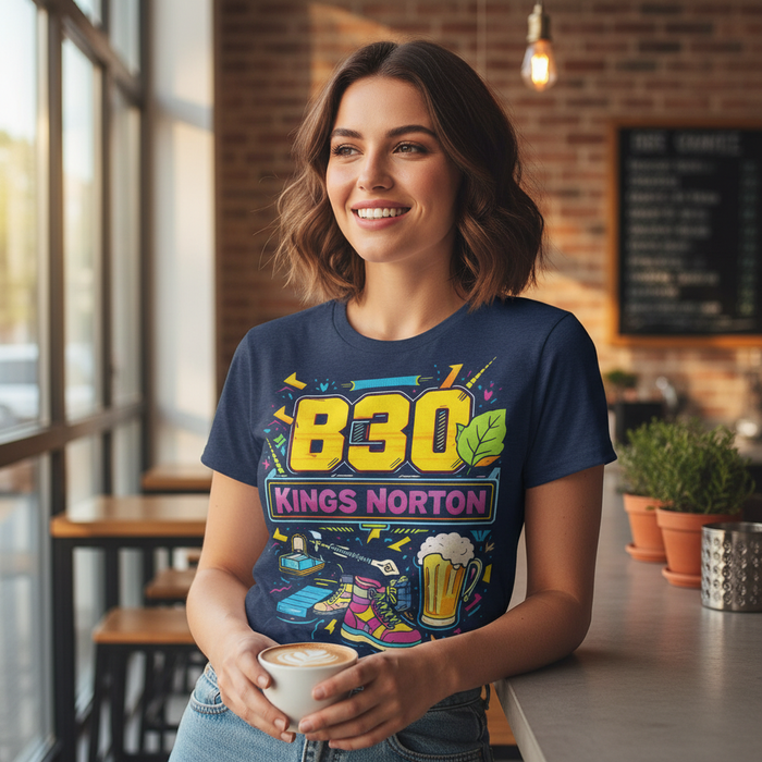 Kings Norton - T-Shirt - Playful Neon Vibe Design