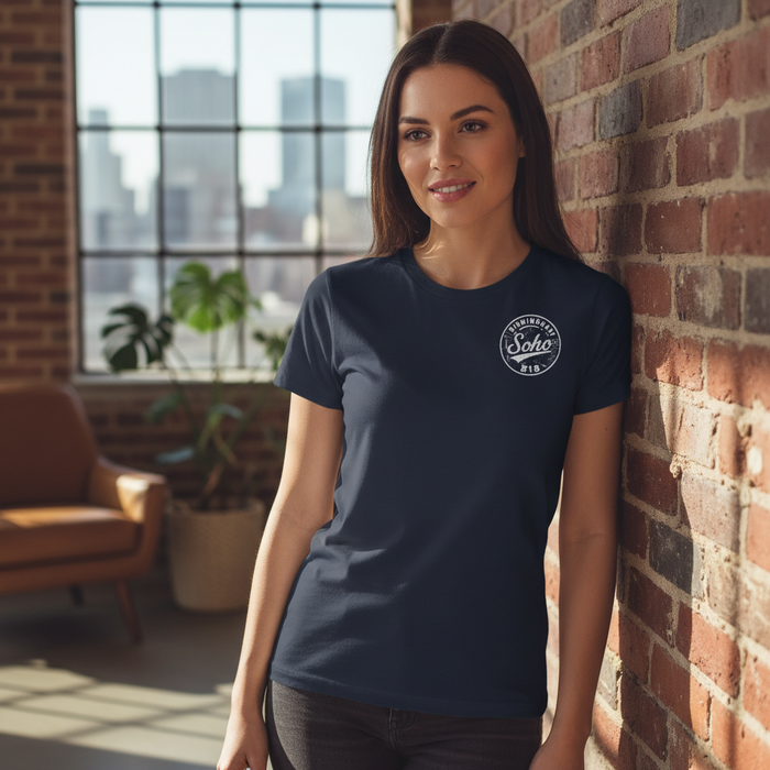 Soho - T-Shirt - B18 Vintage Stamp Design
