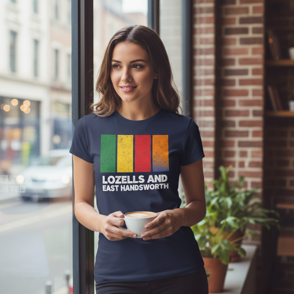Lozells and East Handsworth - T-Shirt - Colour block Design