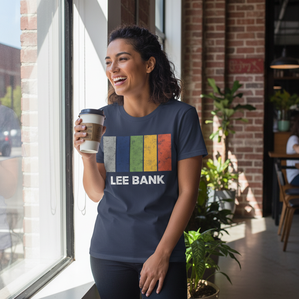 Lee Bank - T-Shirt - Colour Block Design