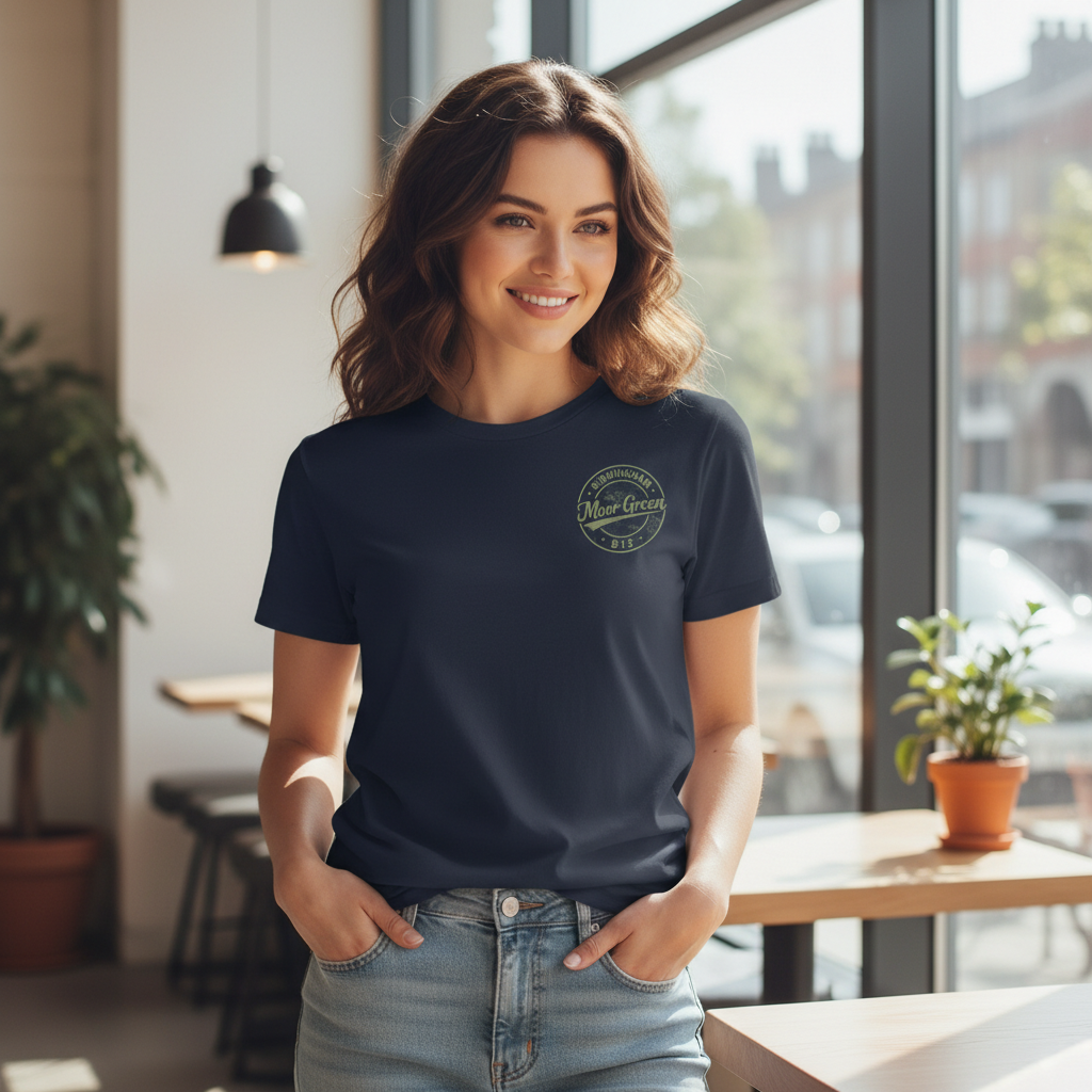 Moor Green - T-Shirt - B13 Vintage Stamp Design