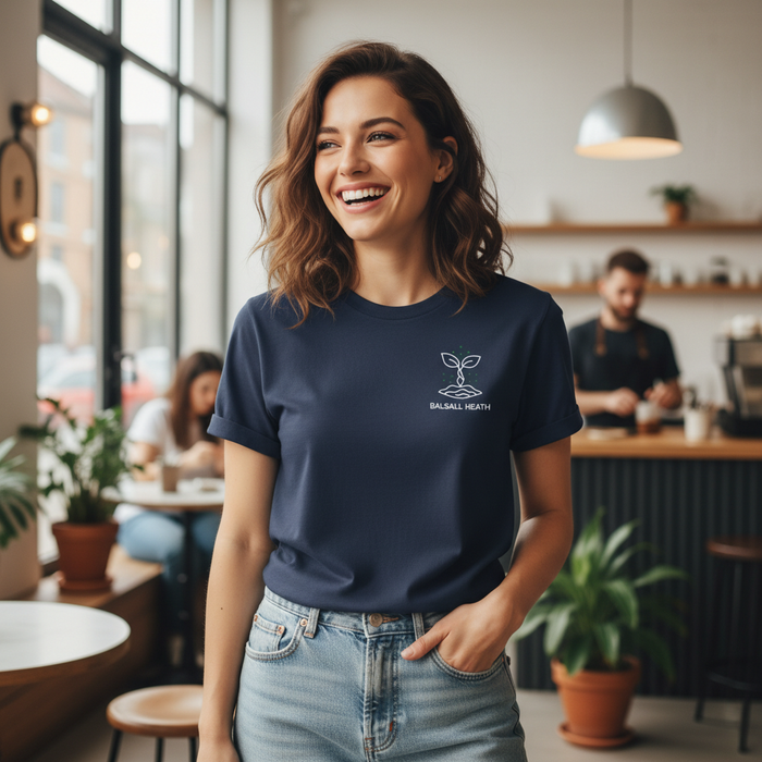 Balsall Heath - T-Shirt - Minimal Line Icon Design - New Beginnings