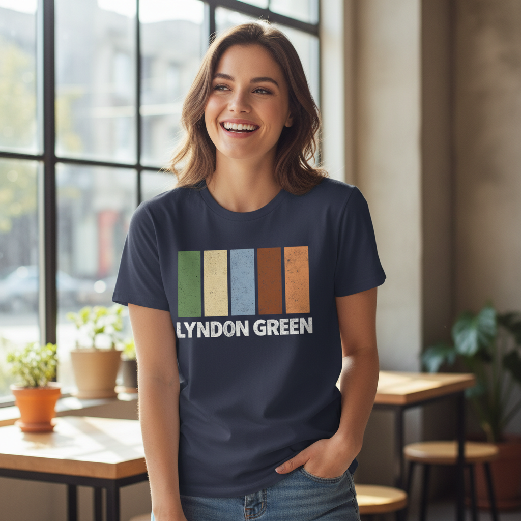 Lyndon Green - T-Shirt - Colour Block Design